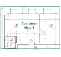 Apartmán číslo 3